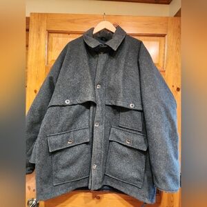 Eddie Bauer Vintage Men's Double Mackinaw Wool/Goose Jacket, Size XL